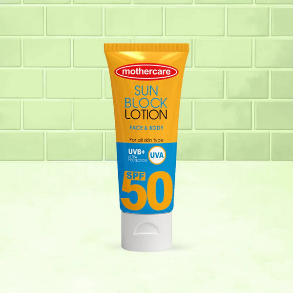 Mothercare Baby Sunblock Lotion SPF 50 Safe UV Protection