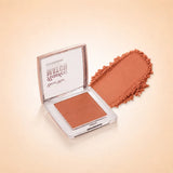 Swiss Miss Flawless Match clear compact blush in shade SM 005 Natural Bronze with embossed logo and warm bronze powder swatch.
