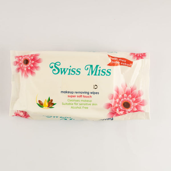 Makeup Remover Wipes With Shea Butter Extract 60 Pcs