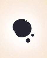 Color swatch drop of Swiss Miss Black shade 294 quick dry nail polish.