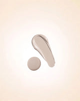 Liquid foundation smear swatch and drop of Swiss Miss Matte and Poreless CC Foundation in shade Light Ivory SM 01