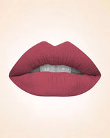Close-up lip swatch of Swiss Miss Classic Lipstick in Blossom Pink M-247 shade.