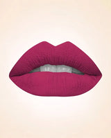 Close-up swatch of Swiss Miss Classic Lipstick in M-212 applied on lips.