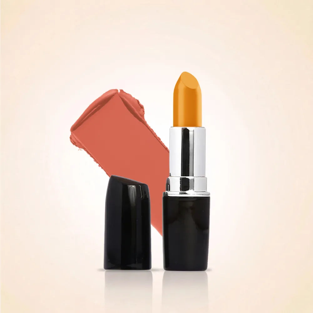 Swiss Miss Classic Lipstick Natural M-60 tube shown next to a color swatch streak.