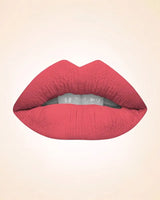 Close-up lip swatch of Swiss Miss Classic Lipstick in Rustic Rose M-519 shade.