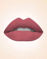 Close-up swatch of Swiss Miss Classic Lipstick in Sugar Pink M-209 applied on lips.