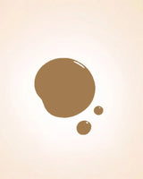 Color swatch drop of Swiss Miss Golden Hour shade F-404 quick dry nail polish.
