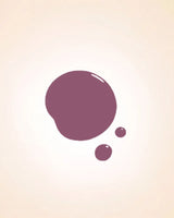 Color swatch drop of Swiss Miss Misty Mauve shade 507 quick dry nail polish.