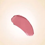 Soft rosy mauve texture swatch of Swiss Miss Mocha Mousse B-102 lipstick on a neutral background.