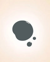 Color swatch drop of Swiss Miss Olive Grey shade F-405 quick dry nail polish.