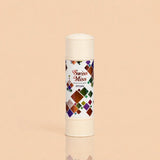 Swiss Miss Stylish Perfumed Talcum Powder 120g container featuring a colorful geometric diamond pattern