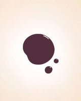 Color swatch drop of Swiss Miss True Maroon shade 284 quick dry nail polish.